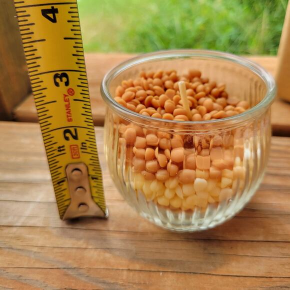 Pink Zebra Glimmer DIY Candle Making Kit 6 Jars + Wicks (Display Set), 2.5" - Picture 3 of 4